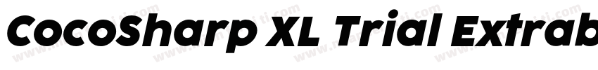 CocoSharp XL Trial Extrabold字体转换